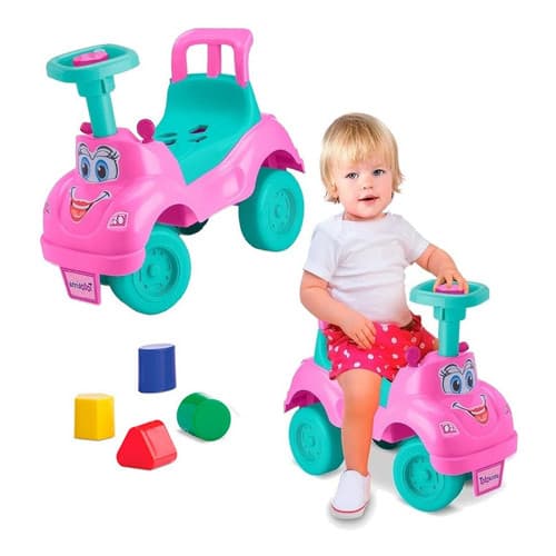 Totoka Triciclo Infantil Bebe Carrinho Totokinha Menina Rosa - Tradicional Entrega Direta