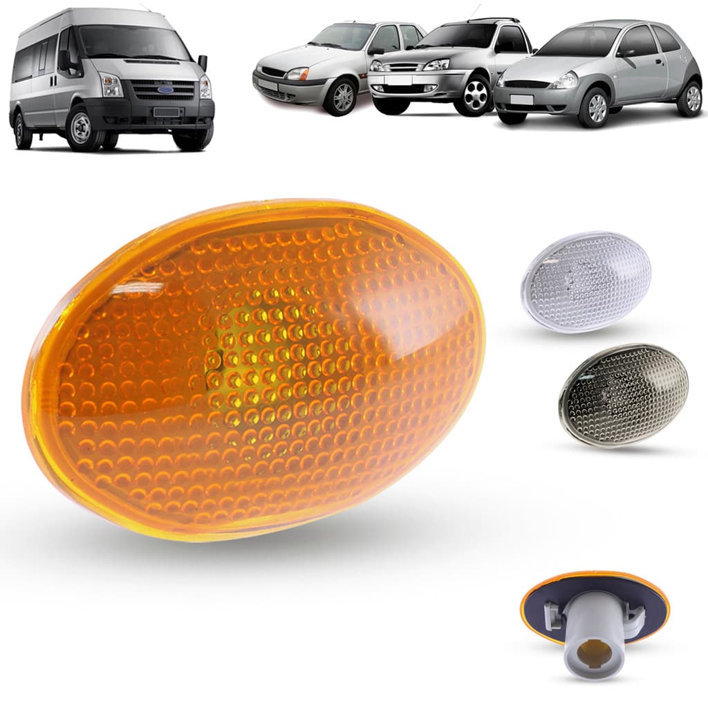 Lanterna Pisca Seta Lateral Ford Ka 1997 a 2006 Fiesta 1996 a 2002 Courier 1997 a 2013 Transit
