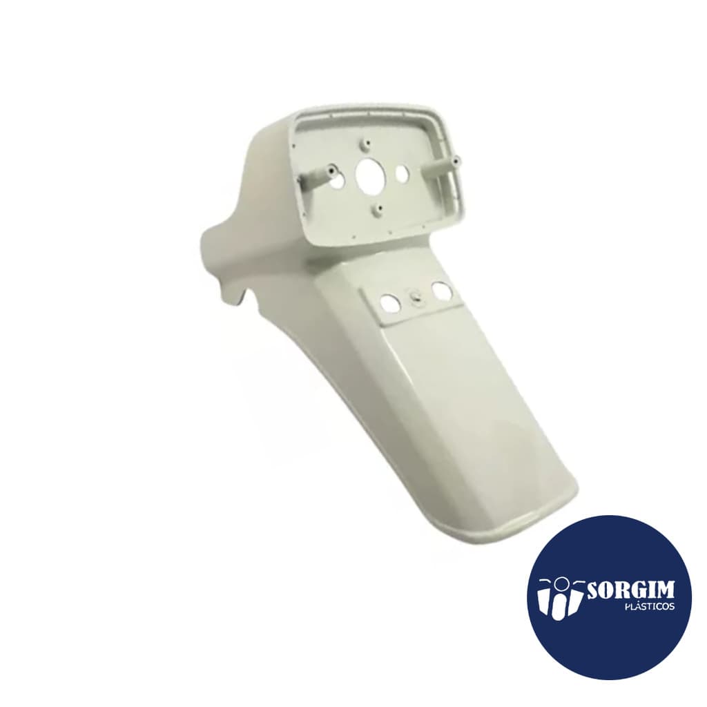 Paralama Traseiro CG 125 1983/1985 Branco