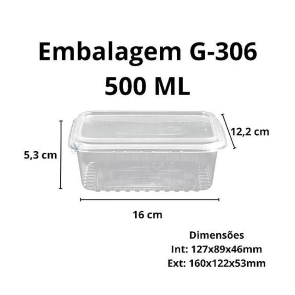 Marmita 500ml c/10 GALVANOTEK