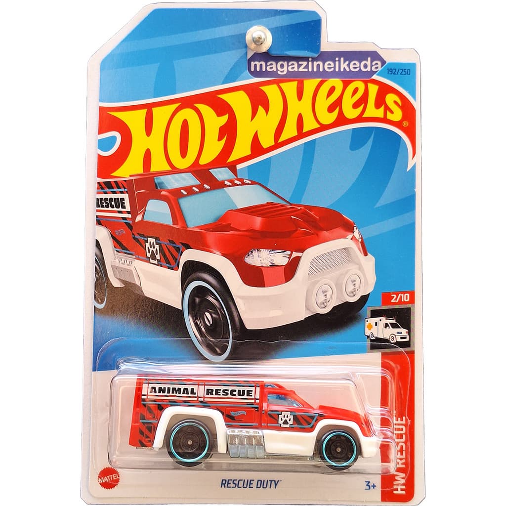 Carro Hot Wheels RESCUE DUTY HKK70 Vermelho HW RESCUE