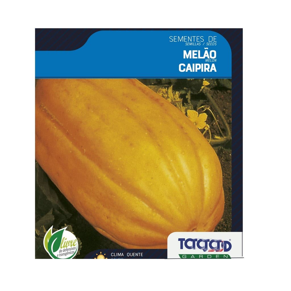 100 Sementes de Melão Caipira Doce Otima Produçao