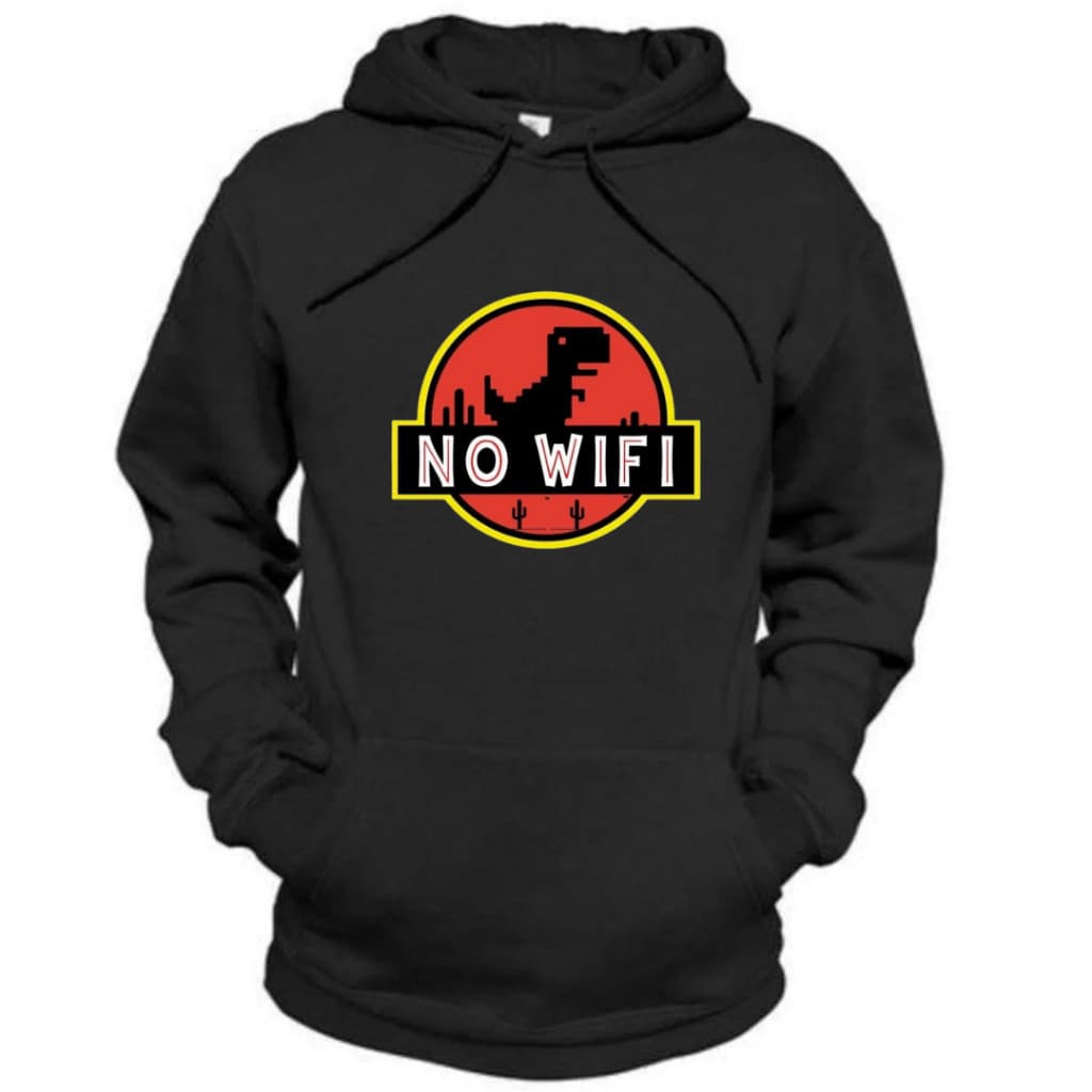 Moletom masculino canguru estampado no wifi