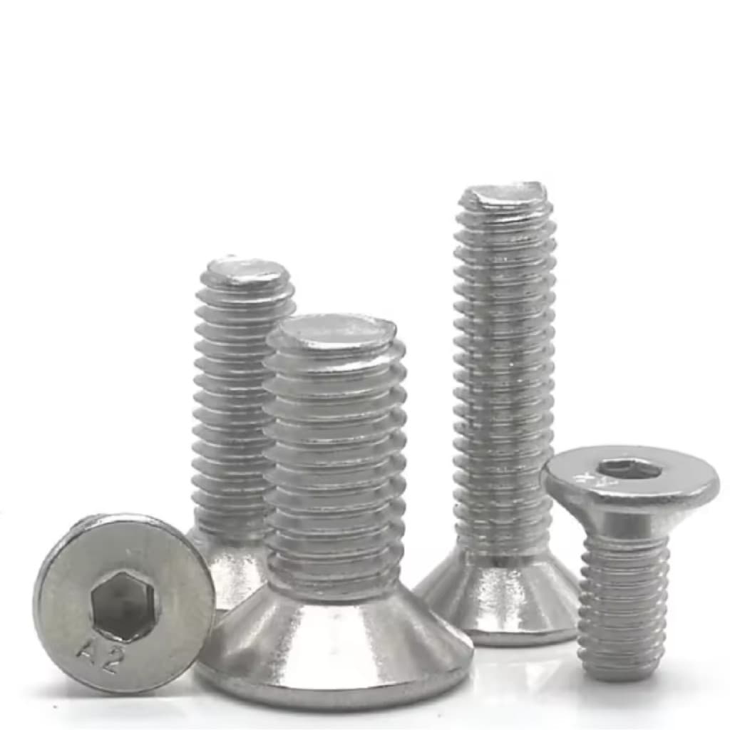 KIT 5 PARAFUSOS M8 20MM PARA CHAVE ALLEN AÇO INOX