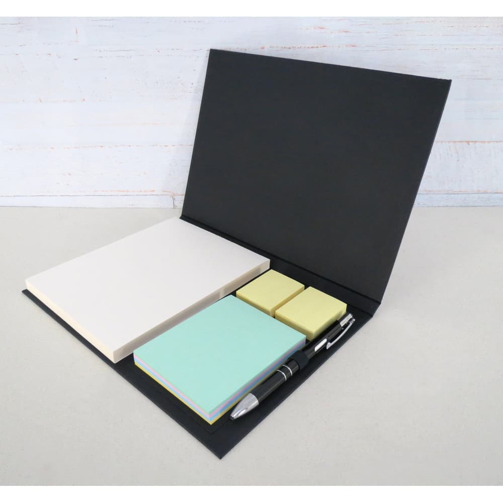 Kit Office Completo com Blocos de Notas Post-it e Caneta