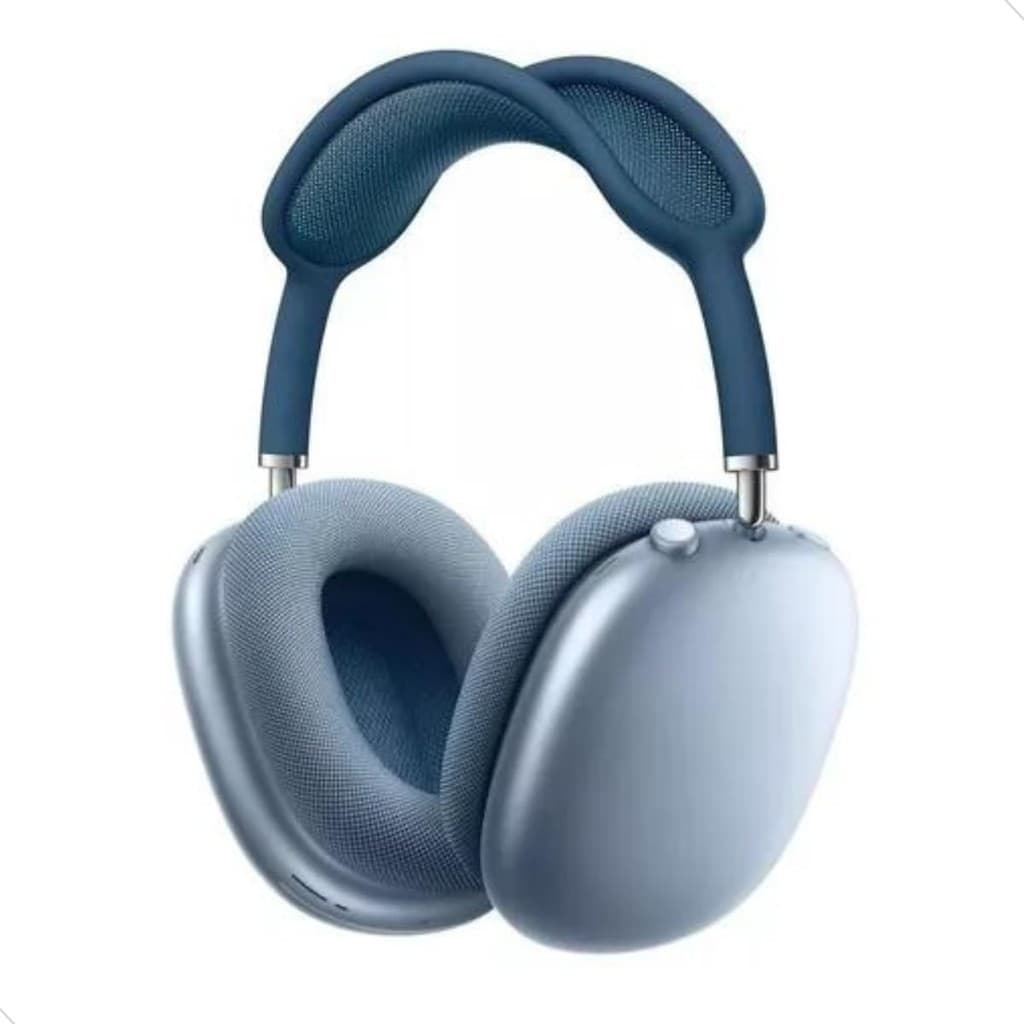 Fone De Ouvido Headphone Bluetooth Com Microfone P9 Cancelamento de Ruído Sem Fio Original Mundo Compras (Azul)