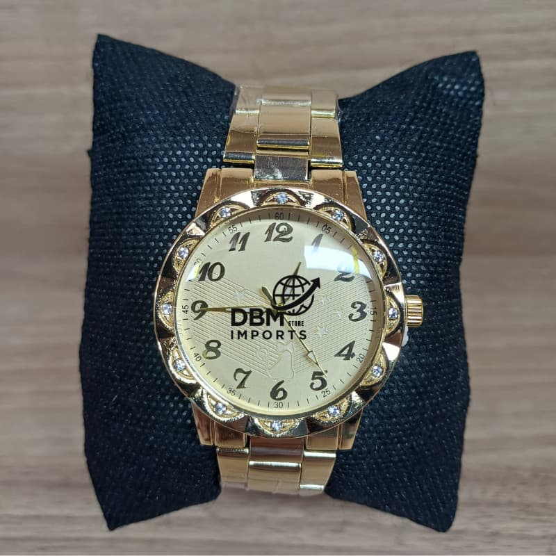 Relógio Feminino com Strass | Luxo, Elegante, Analógico e Sofisticado