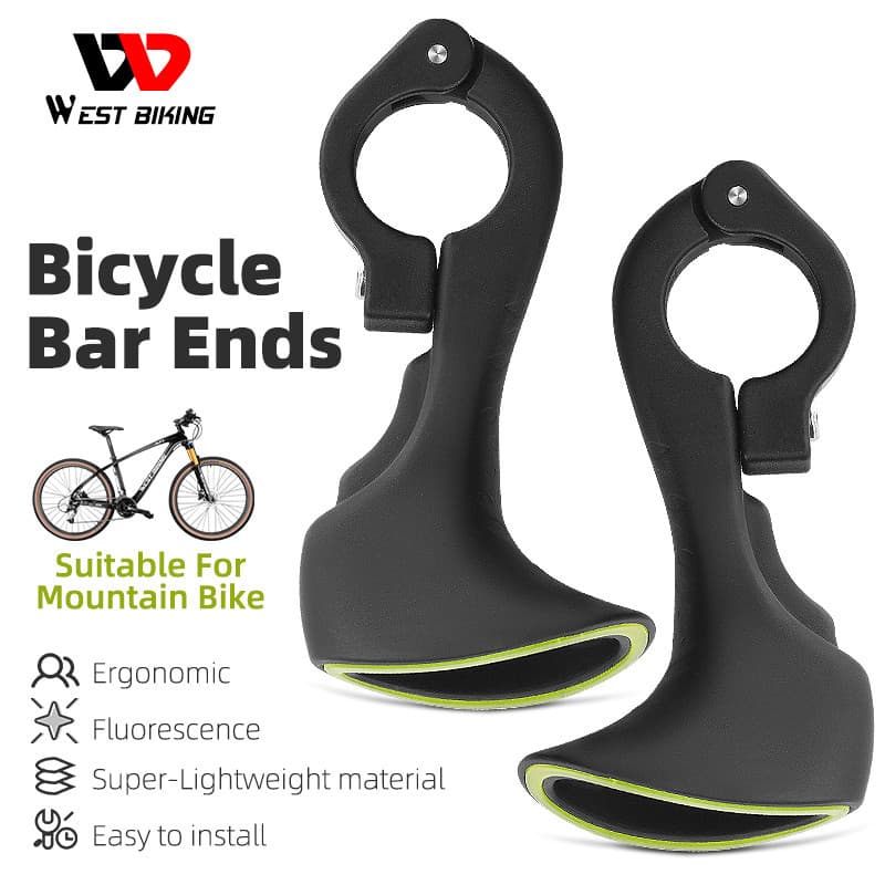 Extremidades Da Barra De Bicicleta WEST BIKING Material Super Leve Alça Fácil De Instalar