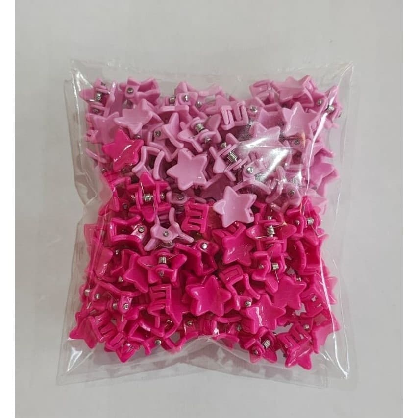 Mini Piranha Plastica Infantil Estrela - Pacote Com 100 Unid