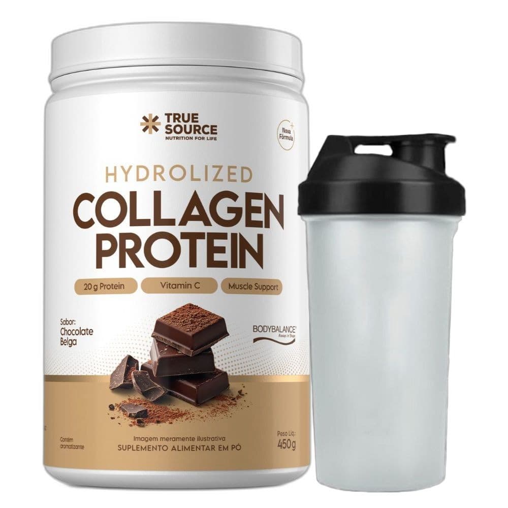 Collagen Protein Chocolate 450g Coqueteleira - True Source