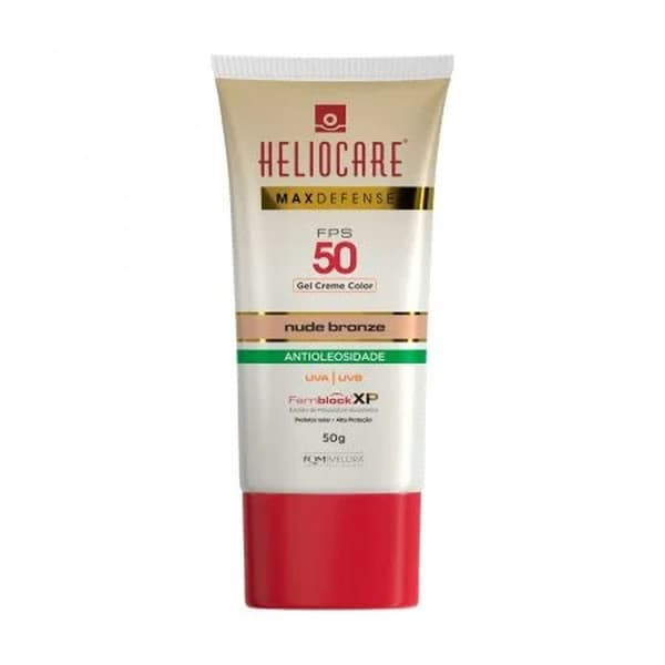 Protetor Solar FPS50 Nude Bronze Heliocare Max Defense 50g