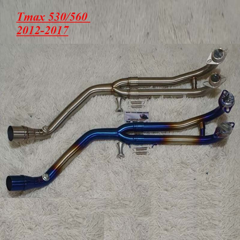 Tubo De Cabeçalho Para Yamaha TMAX 530/560 2012-2017 Modificação Do Sistema De Escape Da Motocicleta Conectar A Silencia