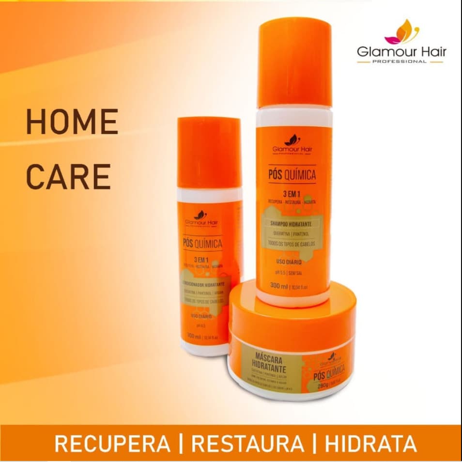Home Care Pós Química 3 em 1 Glamour Hair