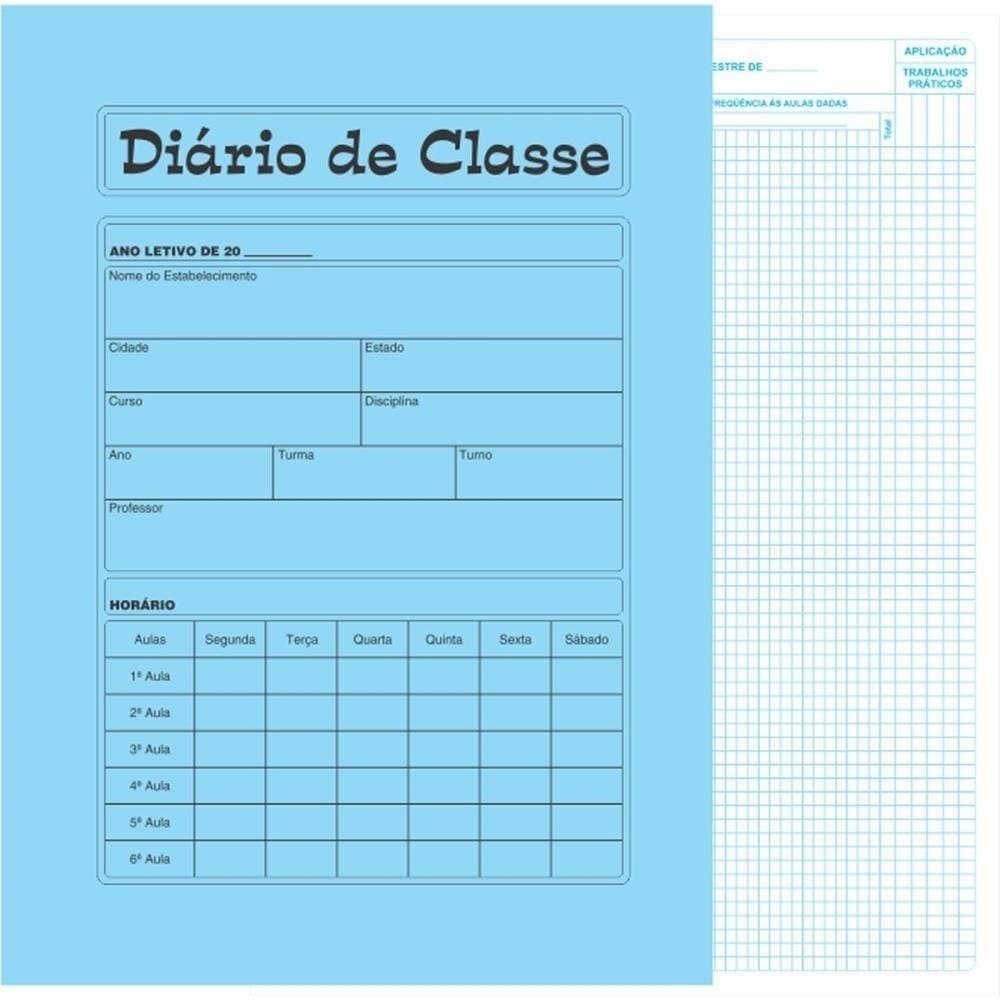 Diario de Classe Bimestral 8FLS. PCT.C/50