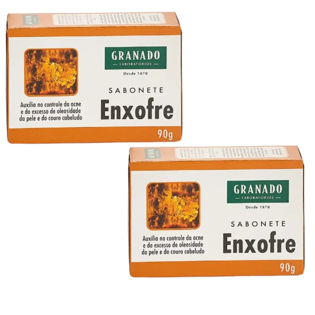 Kit 2 Sabonetes em Barra Granado Enxofre Antioleosidade  90g