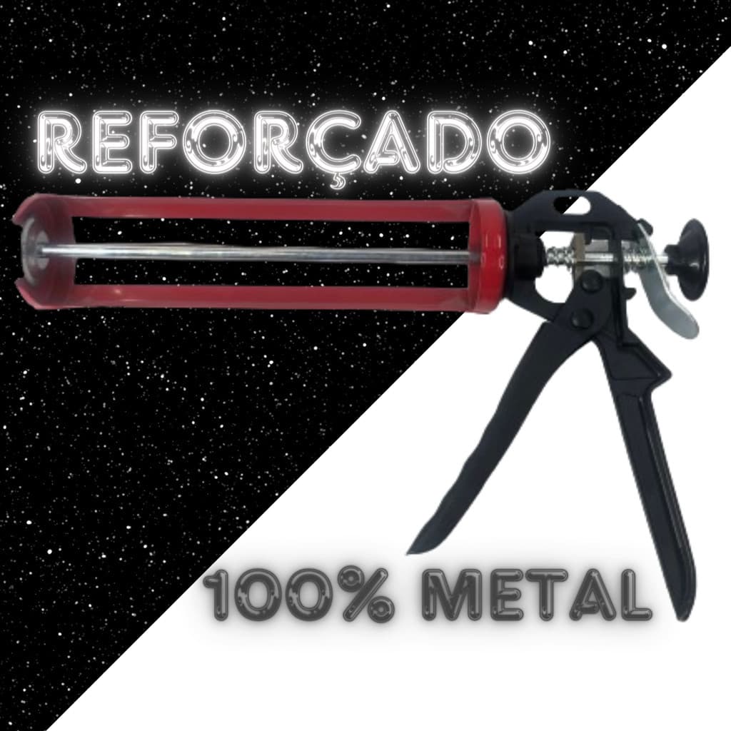 Aplicador de Silicone PU Pistola Alta Pressão Profissional Tubo