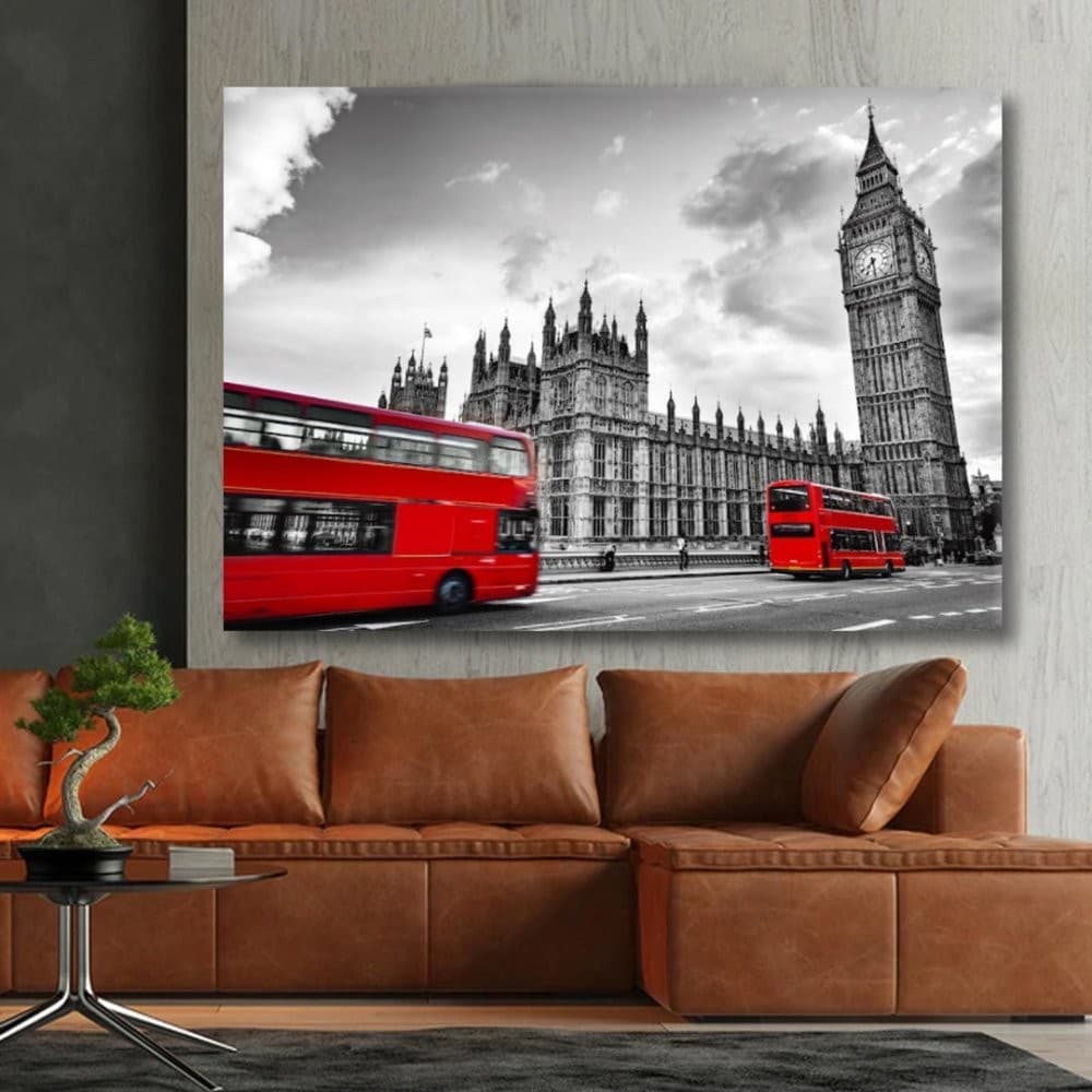Quadro Decorativo GRANDE Alta Resolução Para Sala Quarto Escritório Quadro Londres