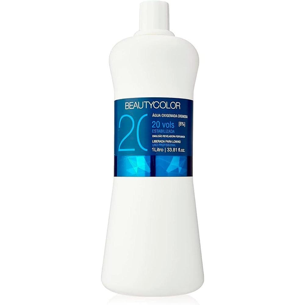 Água Oxigenada Cremosa Beauty Color Profissional 20 Volumes 1 Litro