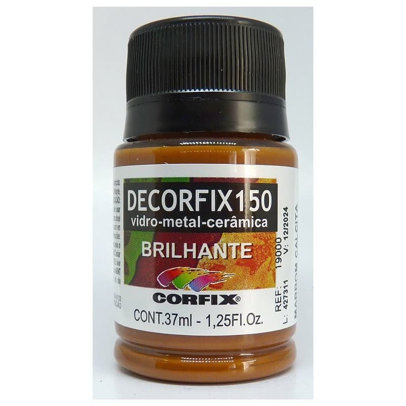 Tinta Decorfix 150 Brilhante Corfix - 432 Marrom Calcita (37 ml)