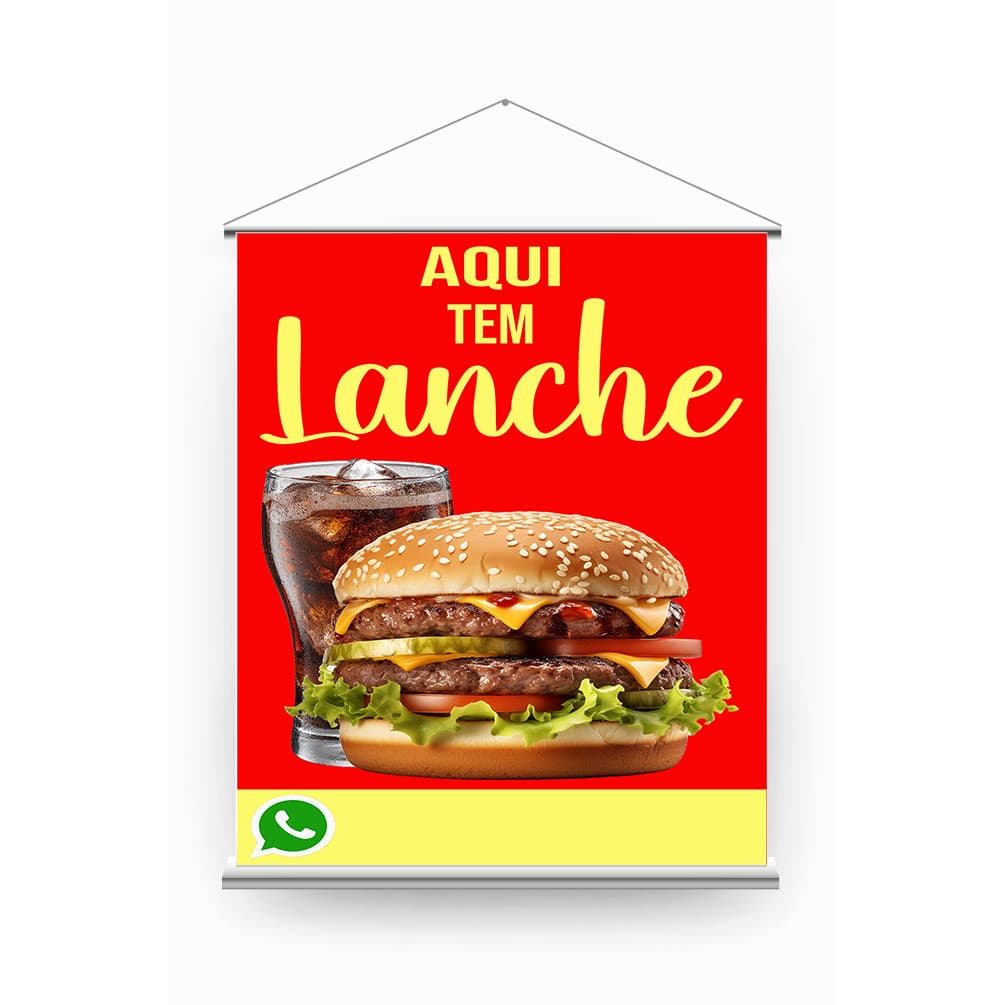BANNER TEMA LANCHES