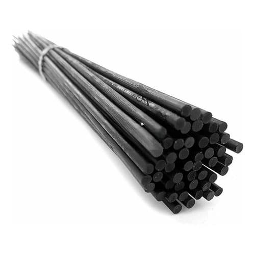 Kit 50 Estacas De Bambu Tutor De Plantas Haste Pintada Para Jardim Flores Orquídeas 50cm