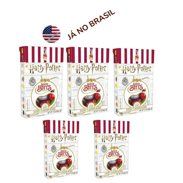 Kit 5 Unids Harry Potter Beans Feijões Sabores + Brinde