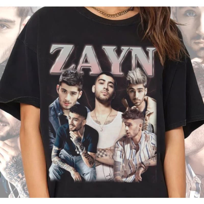 Camiseta Zayn Malink Unissex Camisa Cantor Pop Blusa