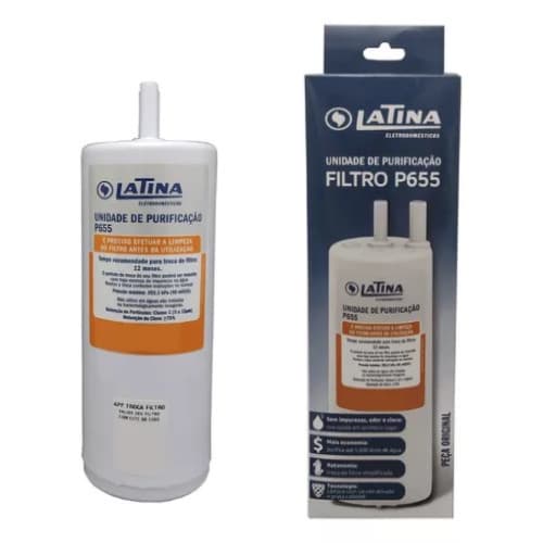 Refil vela filtro purificadores de água latina modelos VITAMAX, PN535, PURIFIVE, PA731 e PA733