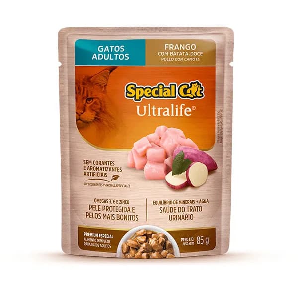 SACHE S CAT ULTRALIFE AD PEIXE 85G