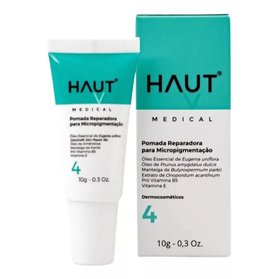 Kit 5 Pomadas Reparadora Pós Micropigmentação Passo 4 Haut
