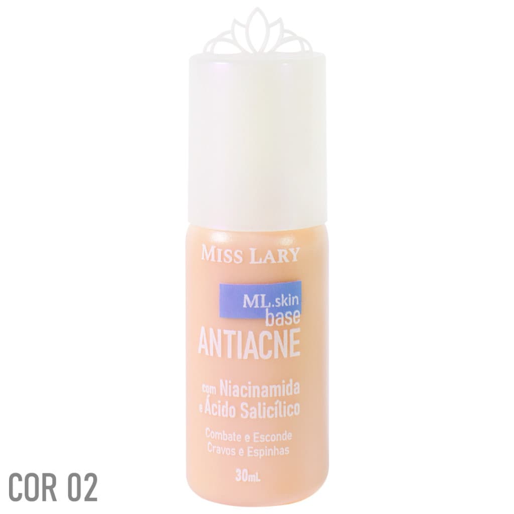 BASE LÍQUIDA ANTIACNE - MISS LARY