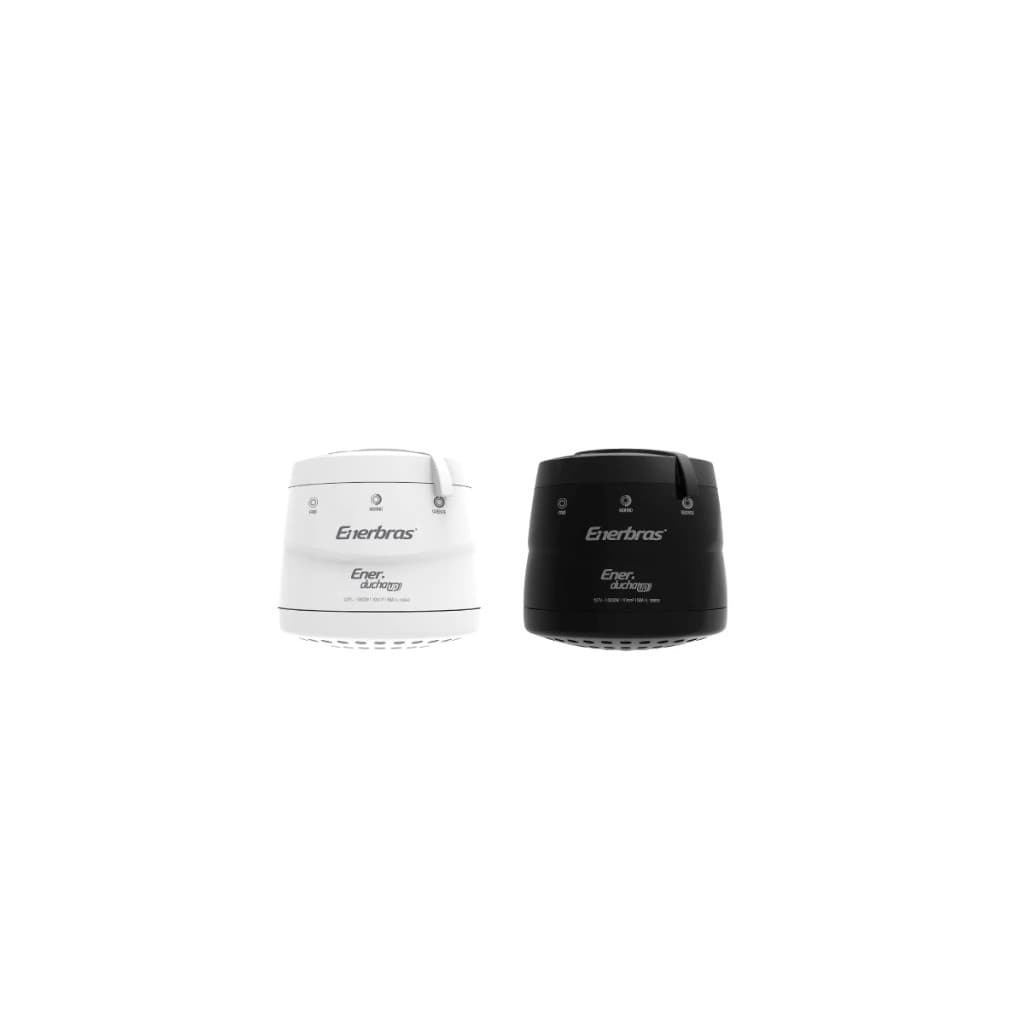 Chuveiro Ducha Enerducha Up 3 Temperaturas Branco  Preto Potência 5500 W 6800W Voltagem 127V 220V Enerbras