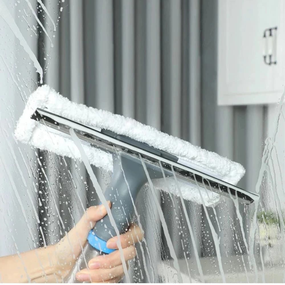 Rodo Spray Mop Limpeza Piso Cerâmica Vidro Espelho Janela Parede Porta Vitrô Esfregão Pano