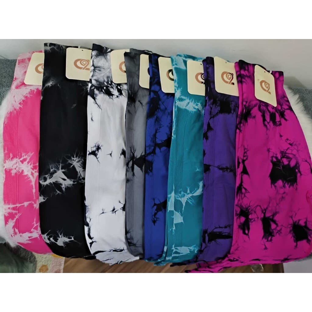 Calça Legging Marmorizada Rajada Fitness Academia Levanta Bumbum