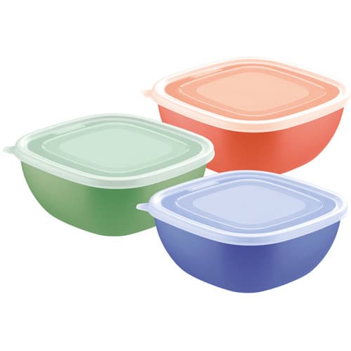 Kit 3 Potes Coloridos - 2l Cada - Tramontina