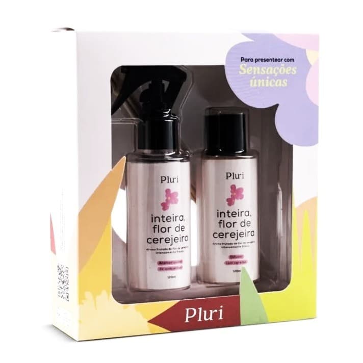 KIT AMBIENTE + VARETAS FLOR DE CEREJEIRA - AROMATIZADOR DE AMBIENTE