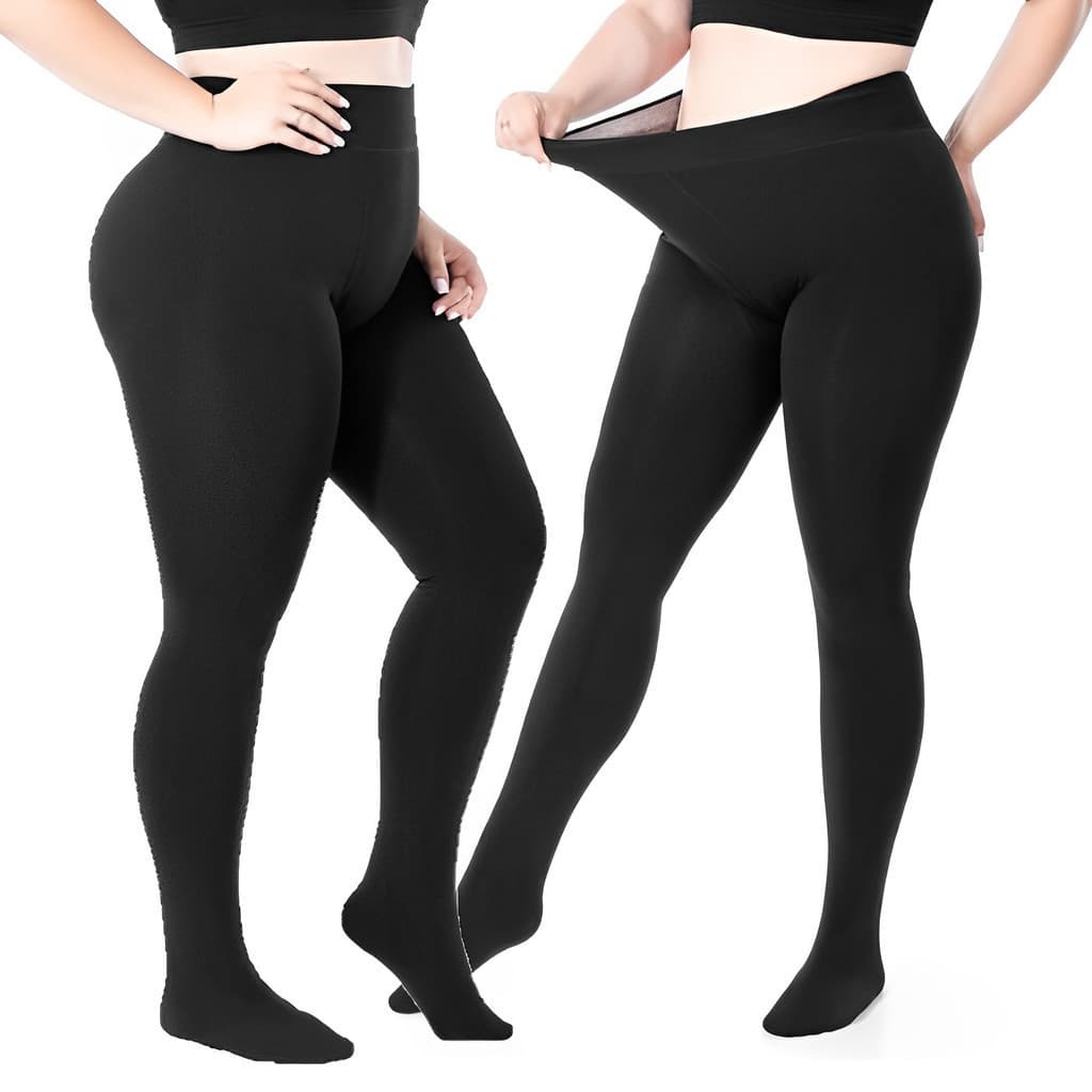 Meia Calça Clássica Fio 80 Opaca Feminina Plus Size