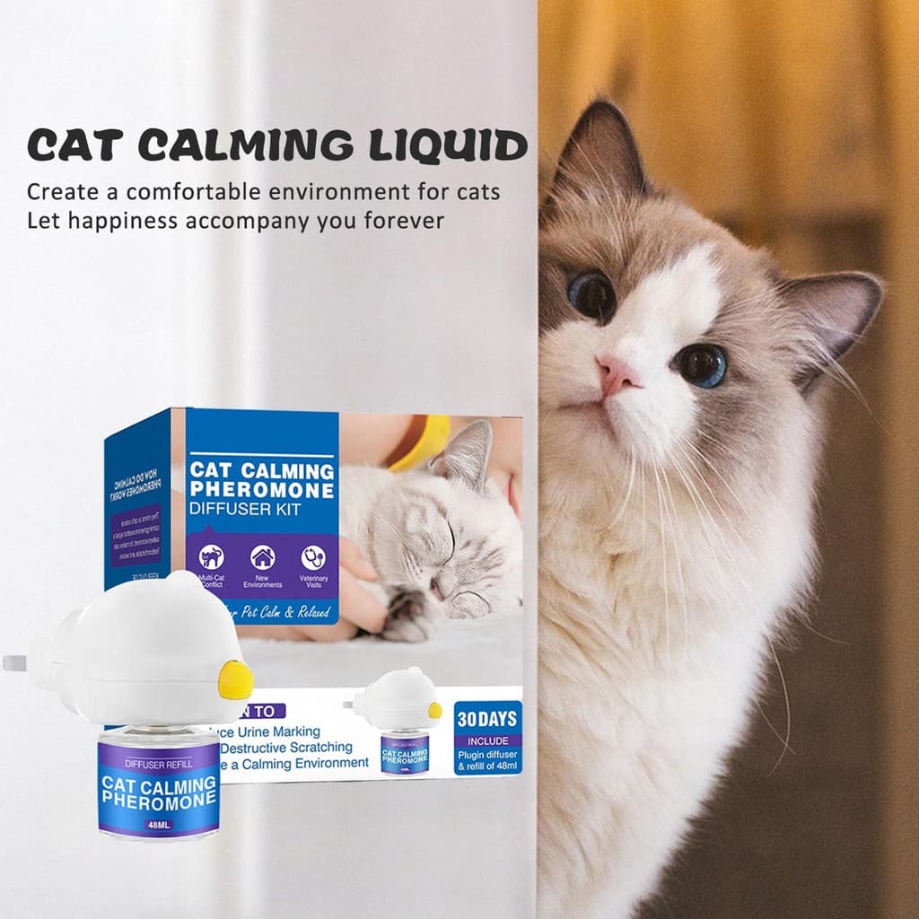 Difusor Calmante Eficazmente Para Gatos De Longa Duração