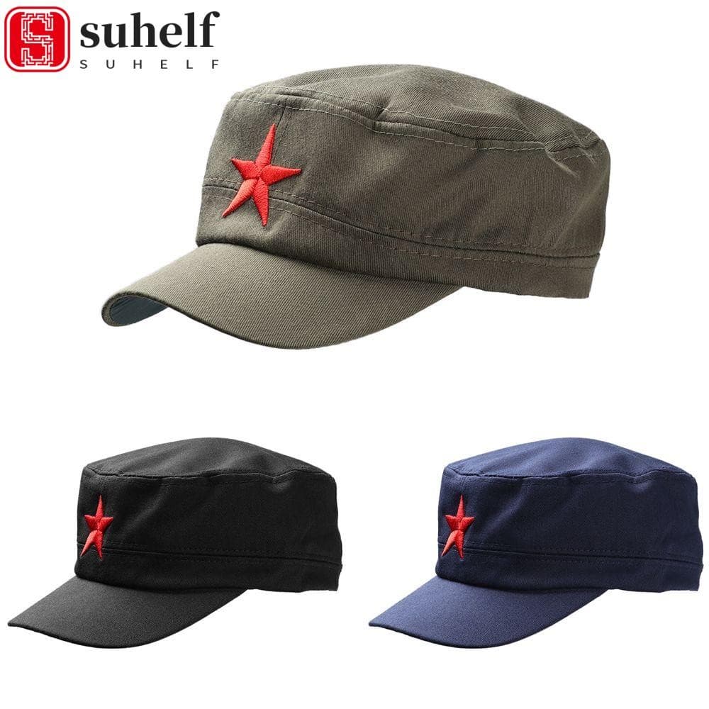 Chapéus De Sol SUHELF Unissex Algodão Clássico Estrela Vermelha