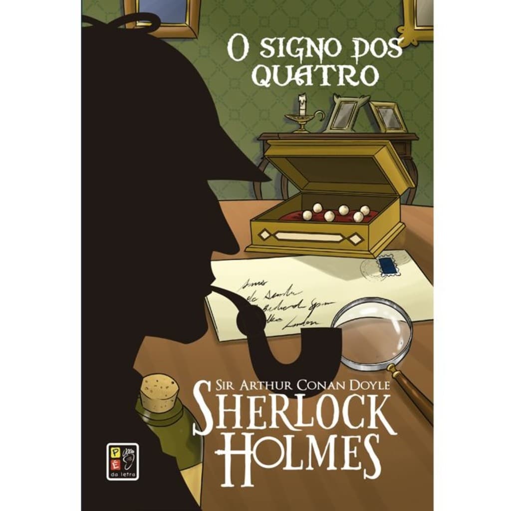Sherlock Holmes - O Signo Dos Quatro - Capa Dura - Livro Físico