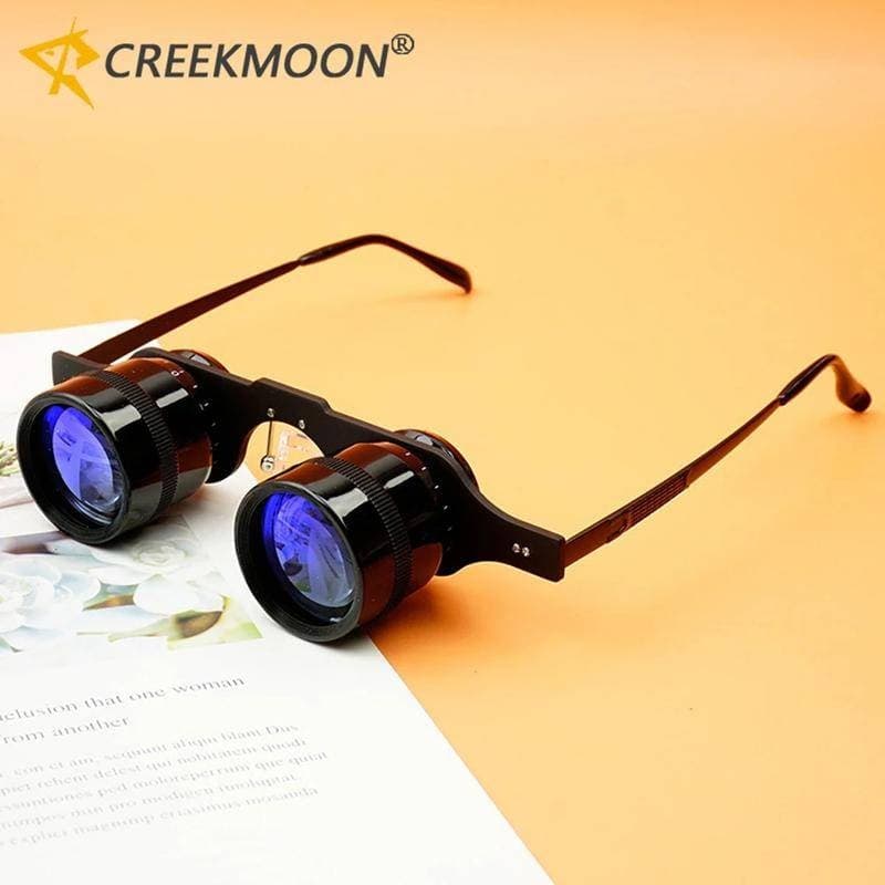 Ultraleve Shimmer Visão Noturna Binóculos Óculos Para Pesca Telescópio Vidro Masculino 10x Zoom Lupa Caça Ferramenta Ao Ar Livre