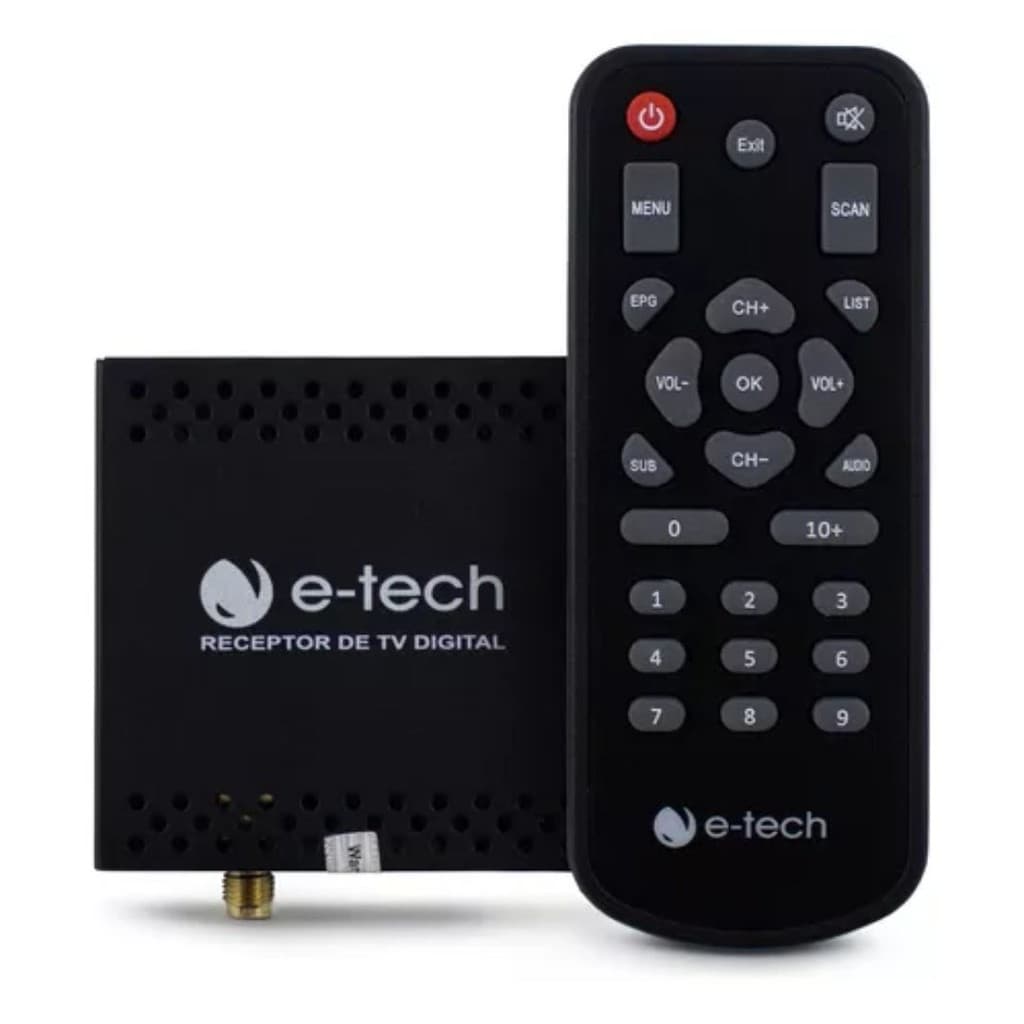 Receptor Tv Digital Automotivo Universal Antena Conversor Sinal Dvd Multimídia