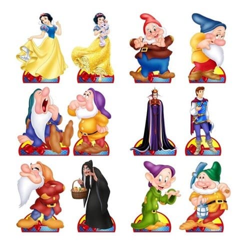 Kit 10 - Display De Mesa | Branca De Neve E 7 Anões