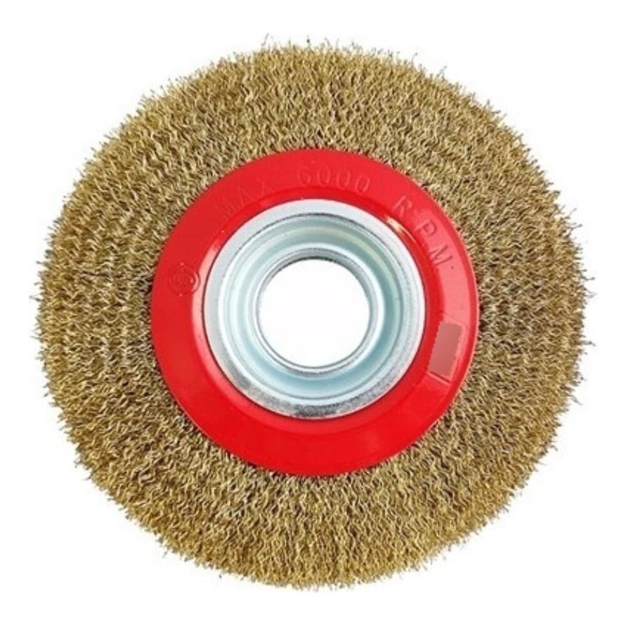 Escova De Aço Circular Aço 6  Polegada