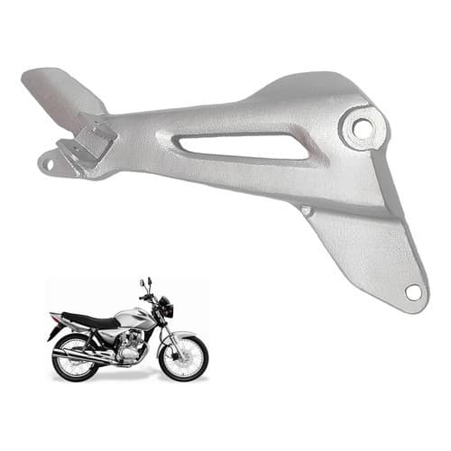 Suporte de Pedaleira Bacalhau para moto Honda Cg 150 Titan Fan até 2008 Lado Direito