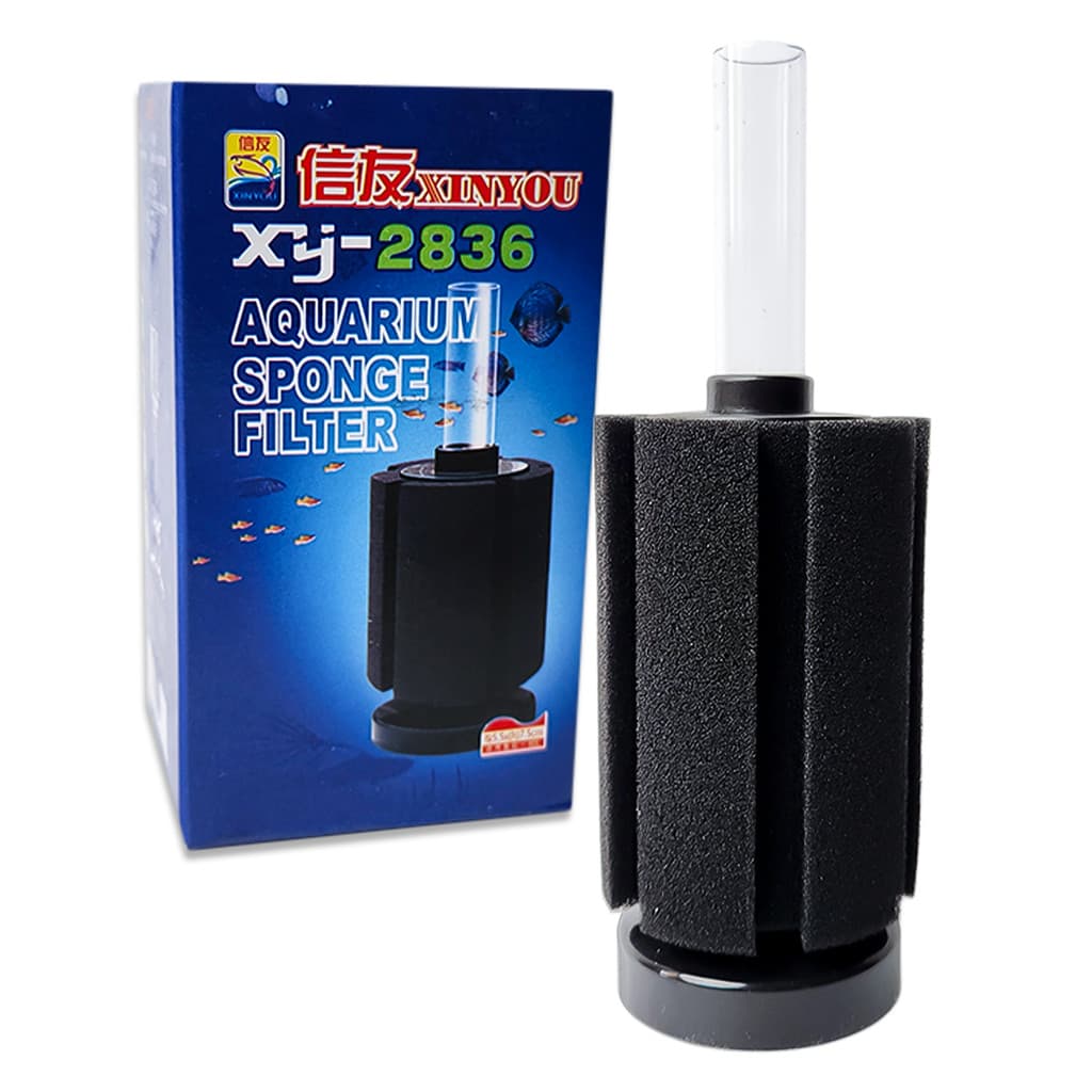 Filtro Interno de Esponja XY-2836 para Aquário até 80 Litros