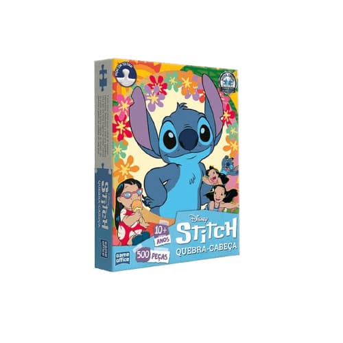Quebra-cabeça Stitch E Lilo 500 Peças Puzzle Toyster Edição especial