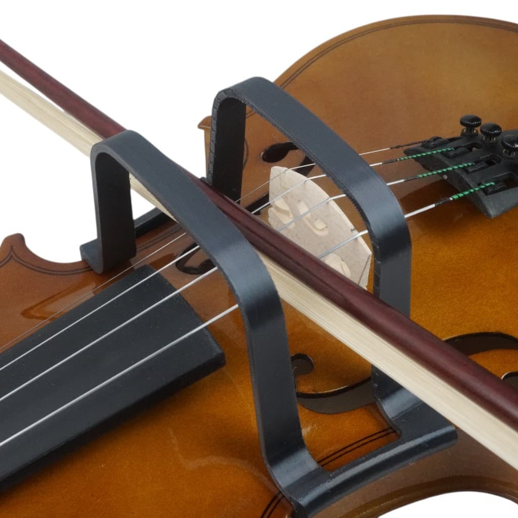 Guia Arco Violino Estudante 1/2 3/4 4/4 Erudithus H172 Preto Corretor de Arco