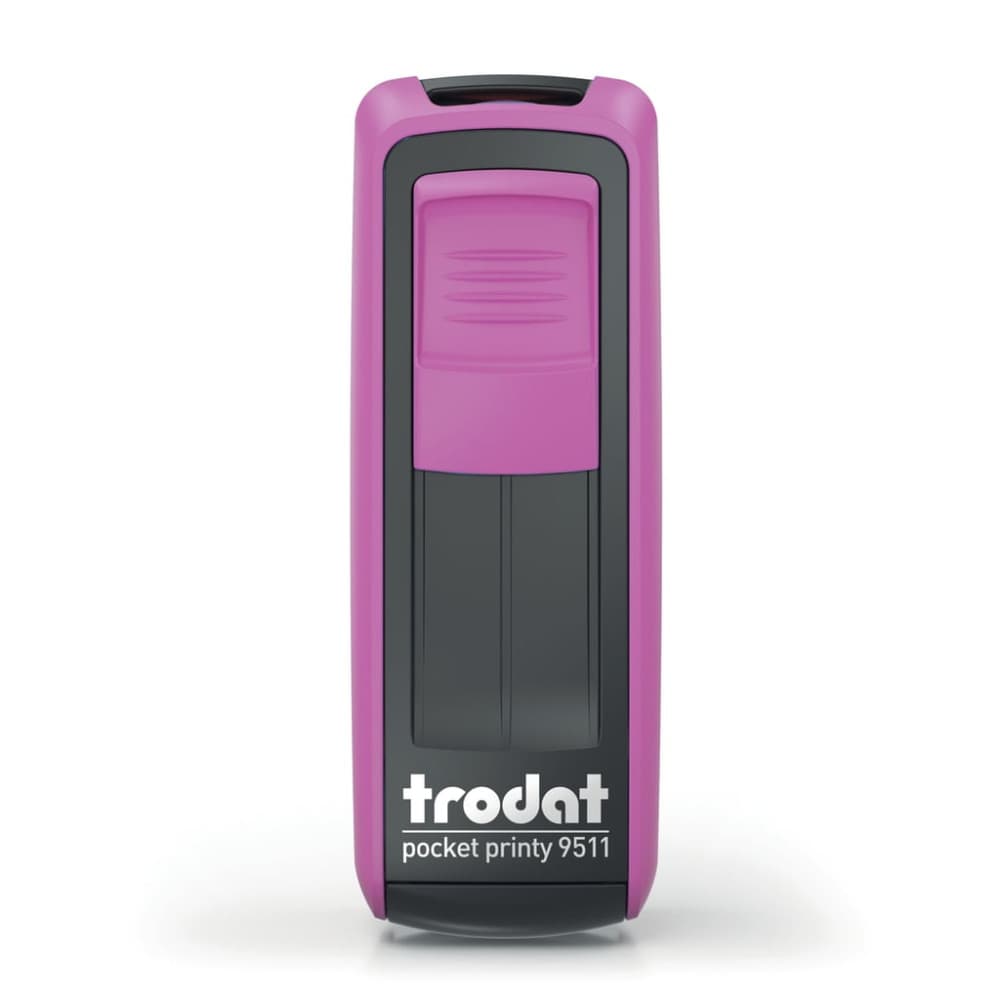 Carimbo pocket  Trodat  printy 9511  fuchsia/black