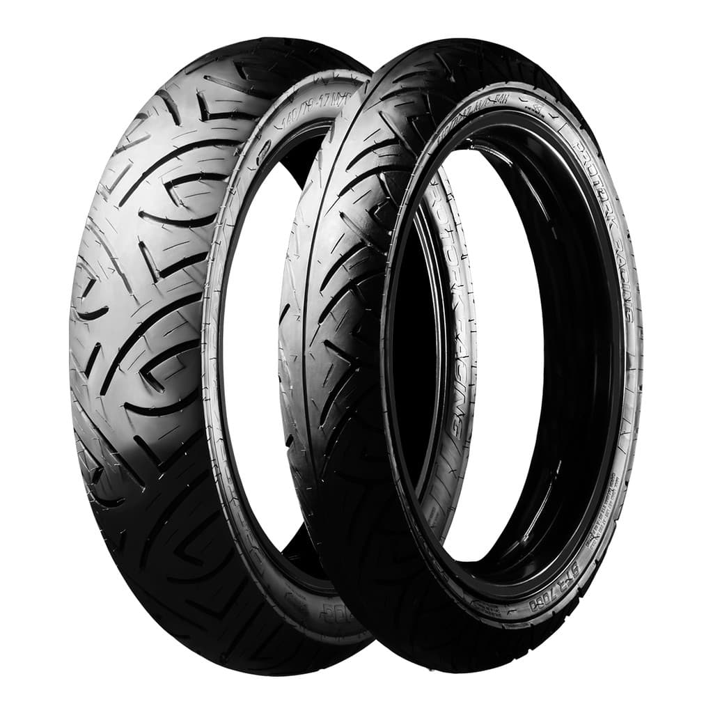 Kit Pneu Pro Tork Str 7000 Dian(110/70-17 M/c 52p) E Tras(140/70-17 M/c 66h)